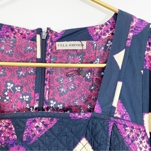 Ulla Johnson‎ Nora Quilted Puff Sleeve Dress with Pockets 0 - Picture 10 of 12